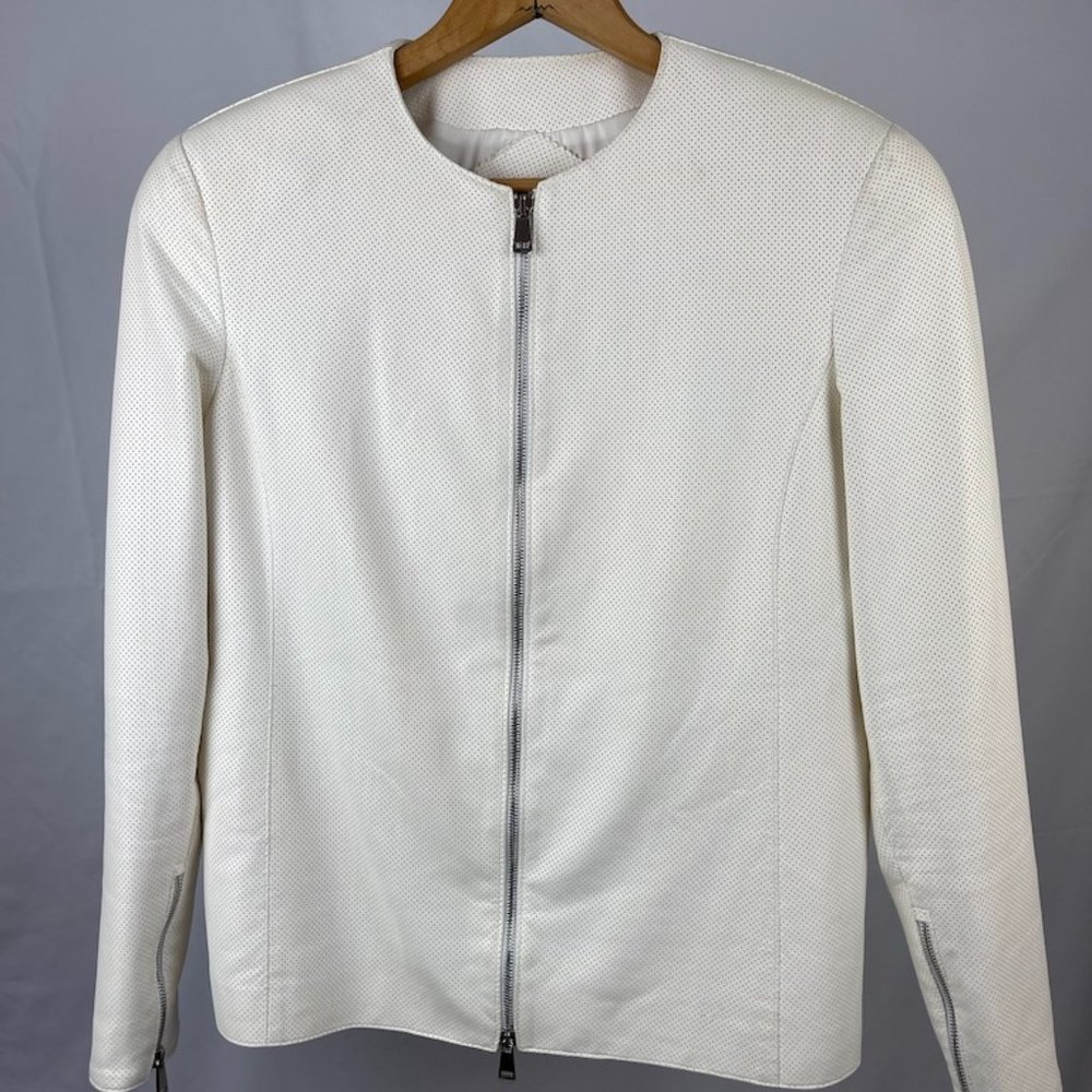 White Leather Jacket